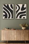 Wallity Huhu203 Cuadros Decorativos Enmarcados de 50 x 70 cm (2 Piezas)